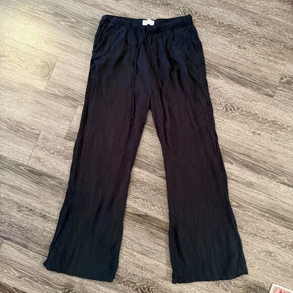 Abercrombie & Fitch Crinkle Textured Pull On Pants - Picture 1 of 7